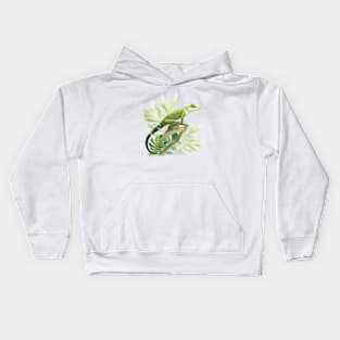 Green Anole Kids Hoodie